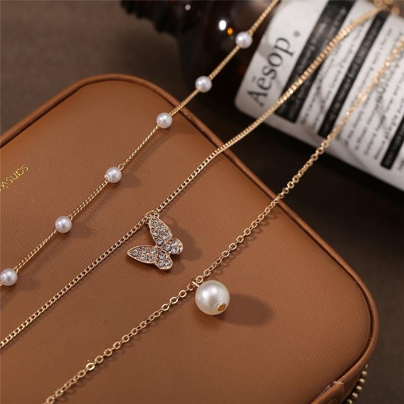 The Kairi Layered Pearl Necklace - I Spy Jewelry