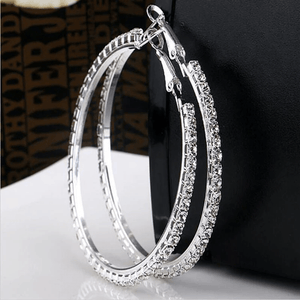 The Grace Crystal Hoop Earrings - I Spy Jewelry
