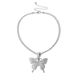 Icy Butterfly Necklace - I Spy Jewelry