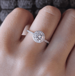 The Elizabeth Halo Ring - I Spy Jewelry