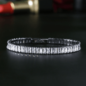 The Sophia Emerald Cut Bracelet - I Spy Jewelry