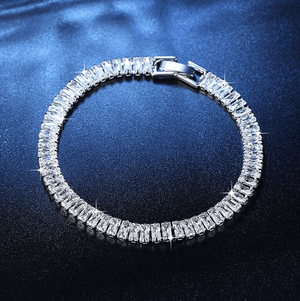 The Sophia Emerald Cut Bracelet - I Spy Jewelry