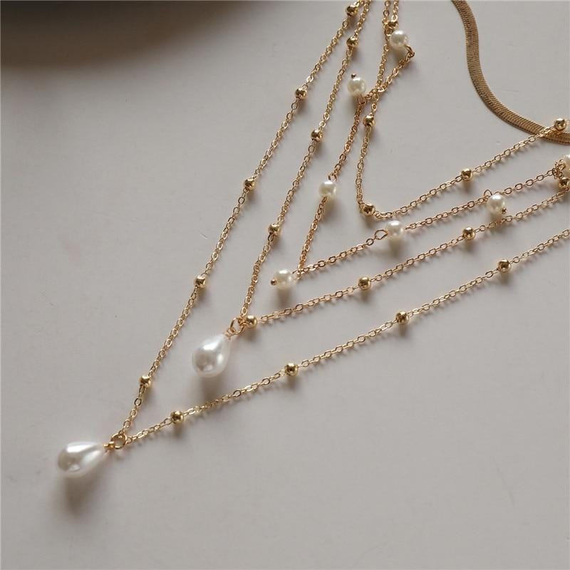 The Lynn Layered Pearl Necklace - I Spy Jewelry